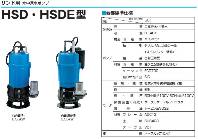 鶴見製作所 水中ポンプ LB-480A52