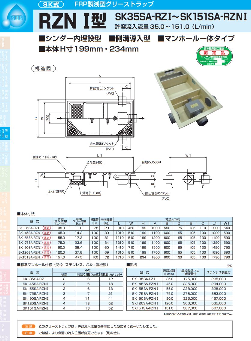 下田エコテック SK-255GN-UE(F) T-20-