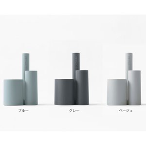 denqul デンクル 手動発電式バッテリー グレー/ベージュ/ブルー【杉田 