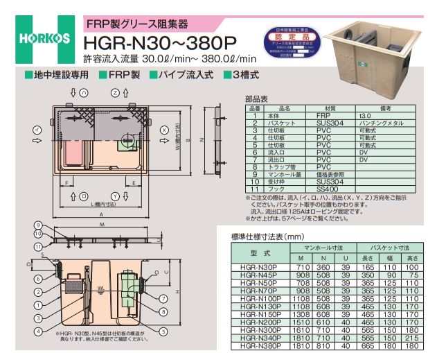 89％以上節約 アナハイム 厨房用設備販売グリーストラップ 本体 蓋なし 100L