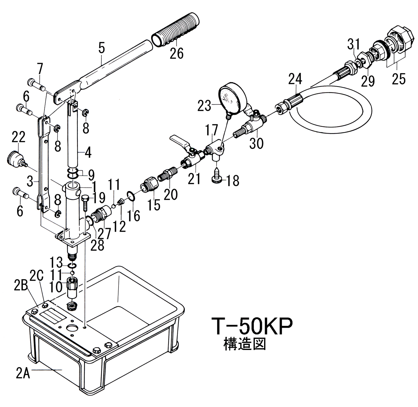 T-50KP【株式会社キヨーワ】手動テスター のことならONLINE JP（オンライン）