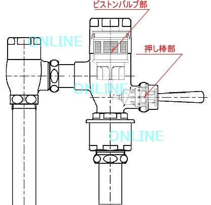 THY328R ピストンバルブ部【TOTO】（TV750型・TV850型用）のことなら