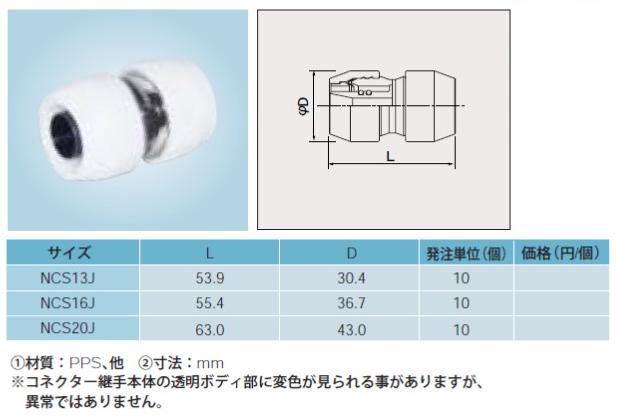 NCS13J プッシュマスター ソケット20個